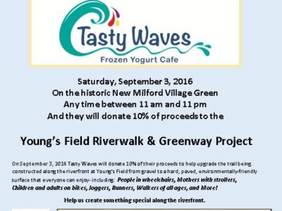 Tasty Waves - Young's Field Riverwalk & Greenway Project